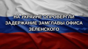 На Украине опровергли задержание замглавы офиса Зеленского
