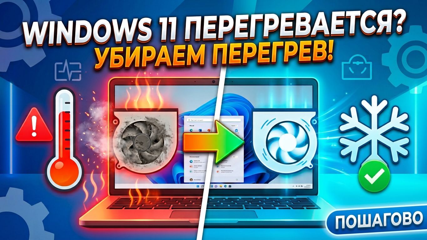 Почему Windows 11 перегревается Пошаговая инструкция по диагностике и устранению