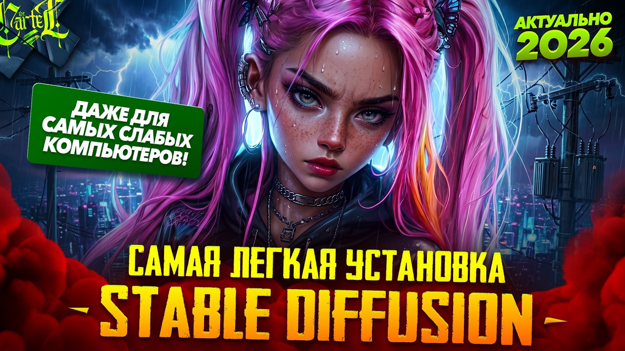 Легкая установка Stable Diffusion Forge Neo. Даже для слабых ПК! Актуально на 2026 год.