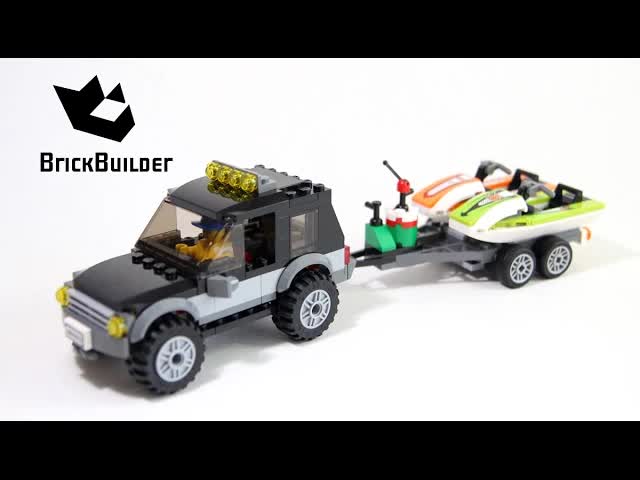 LEGO CITY 60058 Внедорожник с гидроциклом. Ускоренная сборка для коллекционеров