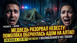 Помолвка на Алтае обернулась адом: что разорвало палатку Снежаны?