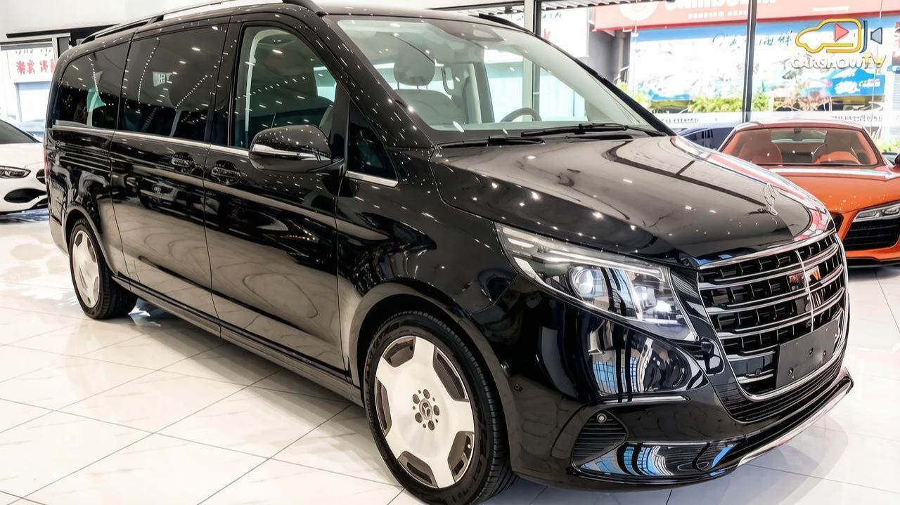 MERCEDES V-Класса 2026 года — новый роскошный минивэн в удлиненной версии! Обзор автомобилей