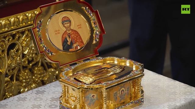Patriarch Kirill Performs Prayer Before Relics Of Warrior Prince Of Moscow Dmitry (1350–1389) Is Bes
