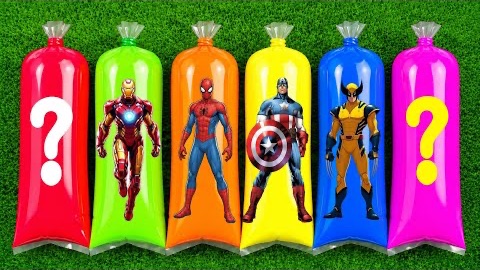 🍿 MENEMUKAN Mainan Avengers: Batman, Wolverine, Spiderman, Hulk, Captain Amerika, Iron-Man
