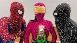 Команда Человека-паука! История СУПЕРГЕРОЯ! Розовому Герою не хорошо? Spider-man Team
