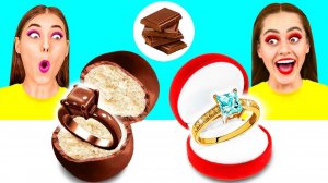Челлендж. Шоколадная Еда vs Настоящая еда # Смешные Ситуации на Кухне от Fun Challenge