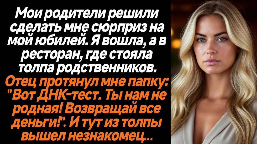 Истории из жизни/Вот ДНК тест, ты нам неродная- заявили родители/Аудиорассказы аудиокниги слушать