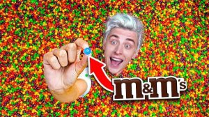 А4. Кто Найдет M&M's в Бассейне Skittles, Получит 10,000$ - Челлендж