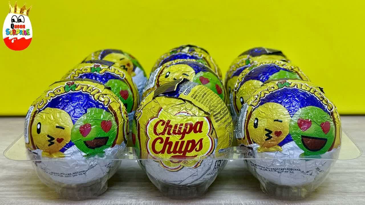 СЮРПРИЗЫ СМАЙЛЫШИ Chupa Chups! Игрушки 3Д, Kinder Surprise Unboxing