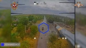 Уничтожение автомобильной техники ВСУ. Война дронов.