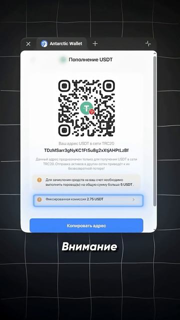 ОПЛАТА В ПРОДУКТОВОМ МАГАЗИНЕ ANTARCTIC WALLET!!!
