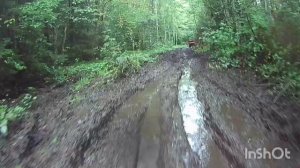 По лесу после дождей на loncin xwolf