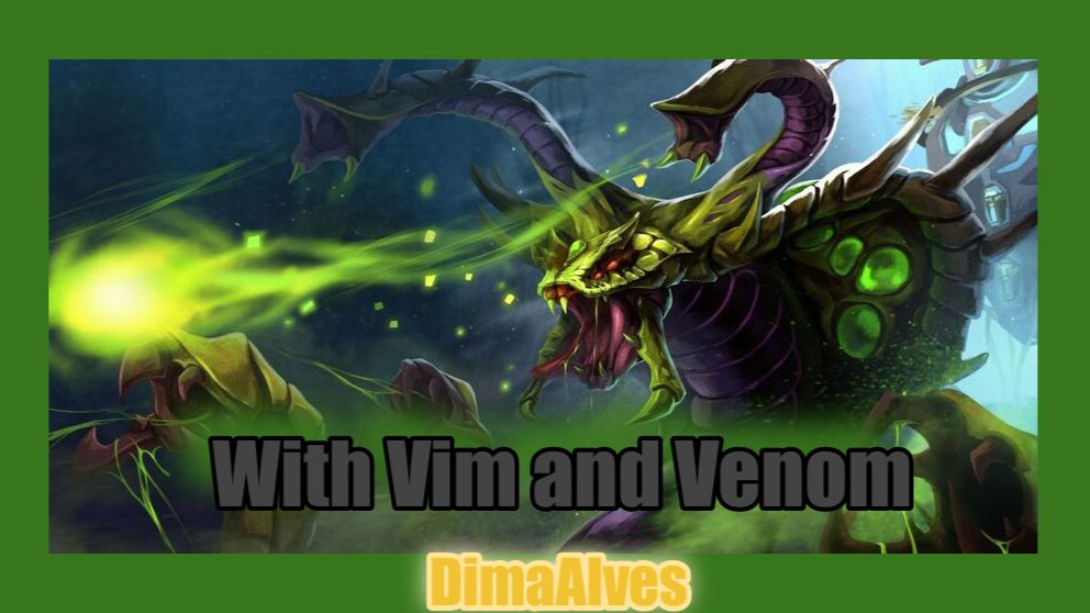 Dota 2. Venomancer. Травим врагов и моем зрителя