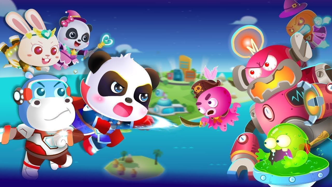 Little Panda‘s Hero Battle | Gameplay Walkthrough | Gameplay Video | Babybus Games For Kids