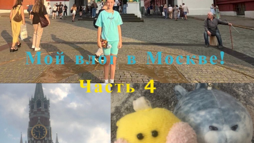Я приехала в МОСКВУ? Новый влог с тюленем Виталием!: ЧАСТЬ 4