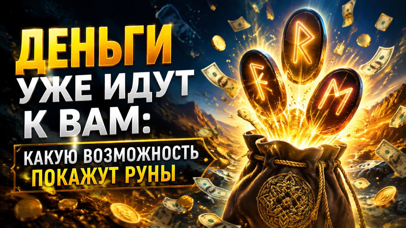 Деньги уже идут к вам_ какую возможность покажут руны.