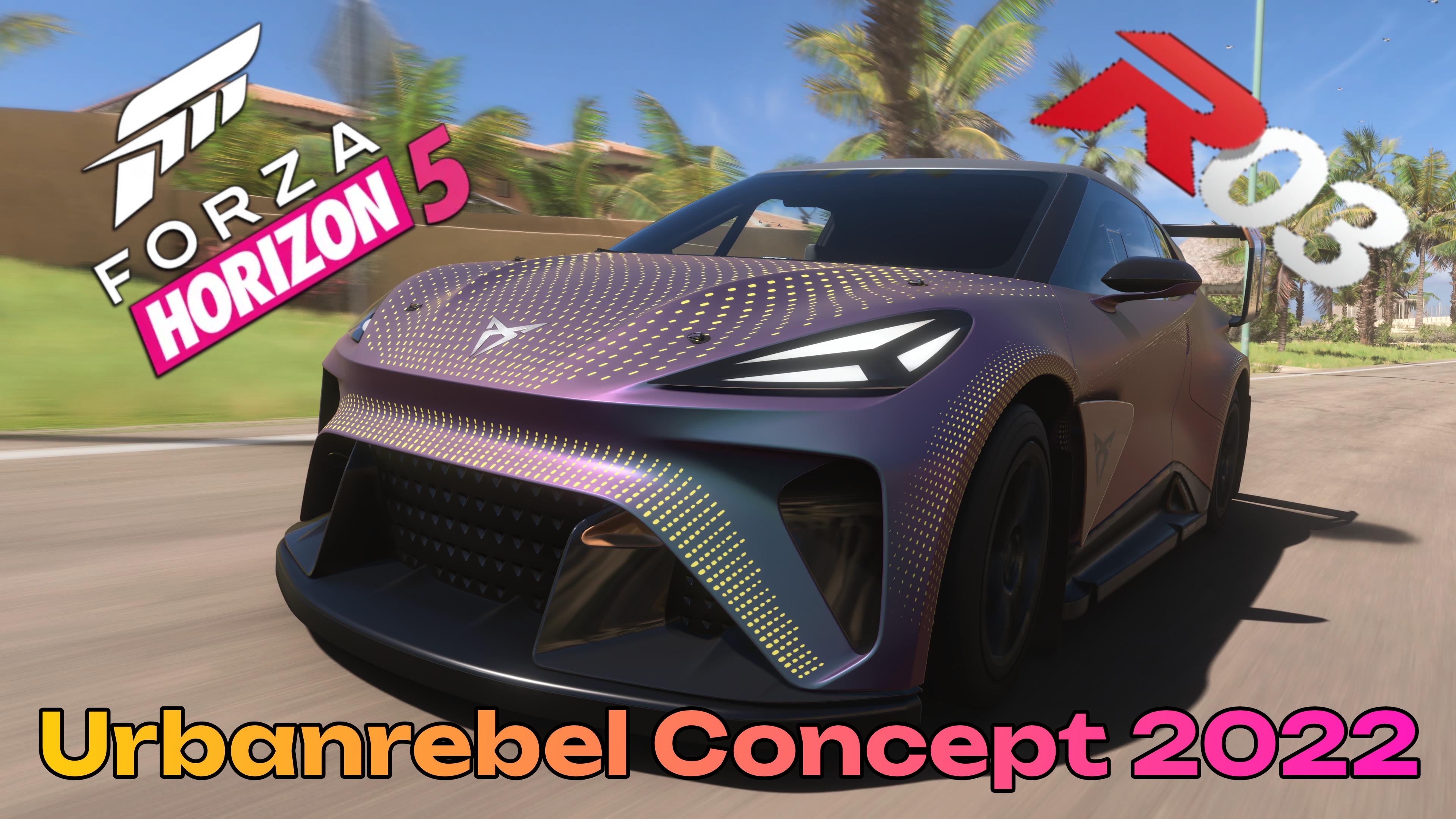 «Urbanrebel Concept: футуристичный зверь на трассах Forza Horizon 5»