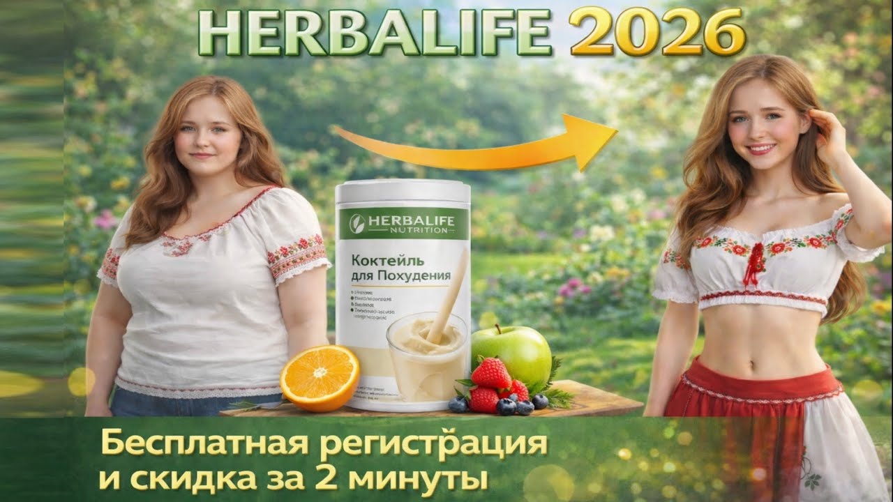Как за 2 мин БЕСПЛАТНО стать партнёром Herbalife и получить скидку до 50%. Онлайн регистрация 2026
