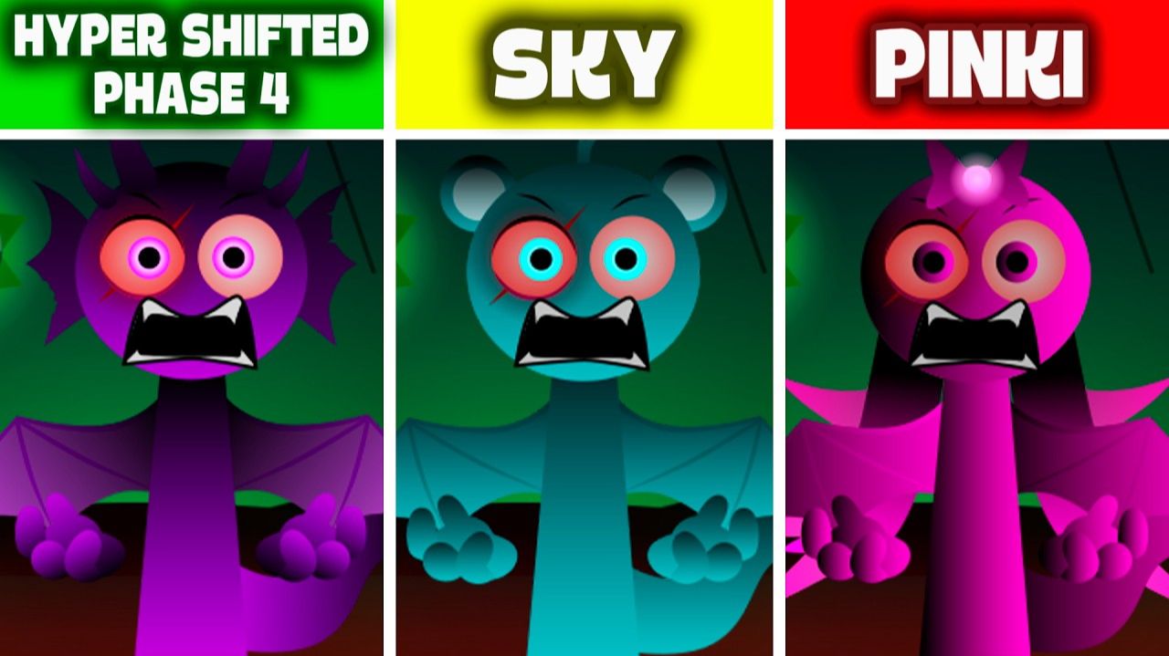 INCREDIBOX SPRUNKI: HYPER SHIFTED 4 ⚡ НО ВСЕ — PINKI 💖 VS SKY 🌌! 🔄🌀