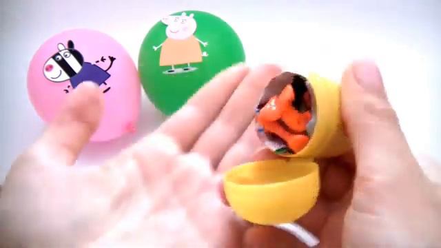 Киндер Сюрприз машинки на русском Свинка Пеппа Angry Birds Ам Ням