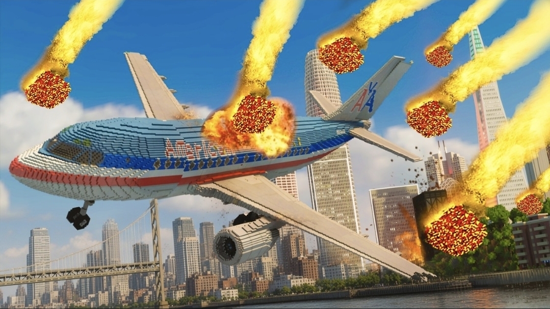 Самолёт VS Метеориты