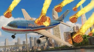 Самолёт VS Метеориты