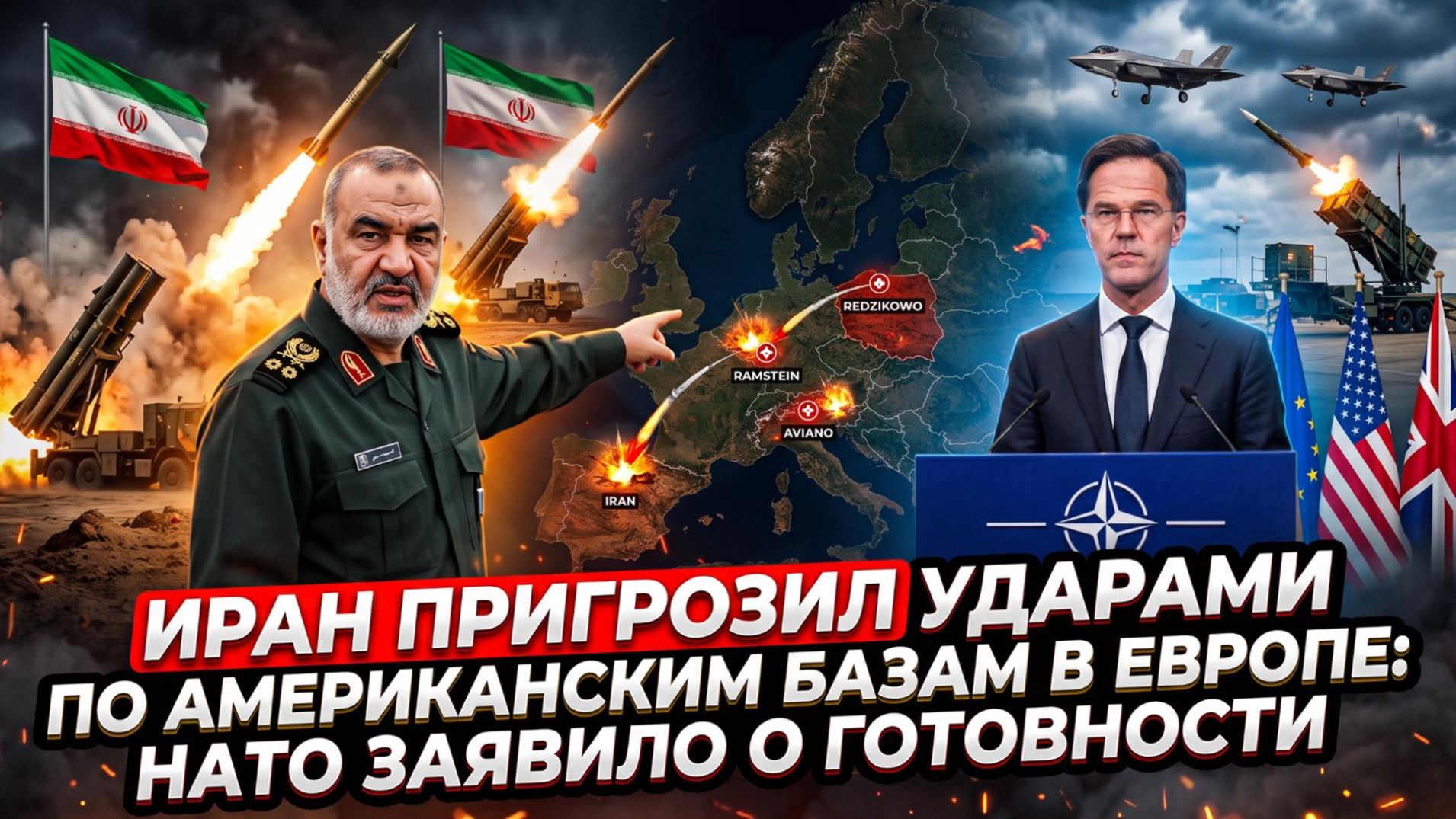 💥Иран пригрозил ударами по американским базам в Европе: НАТО заявило о готовности