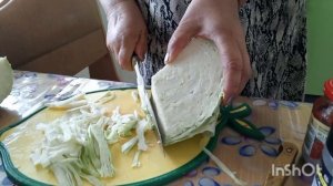 Готовлю капусту с куриной печенью