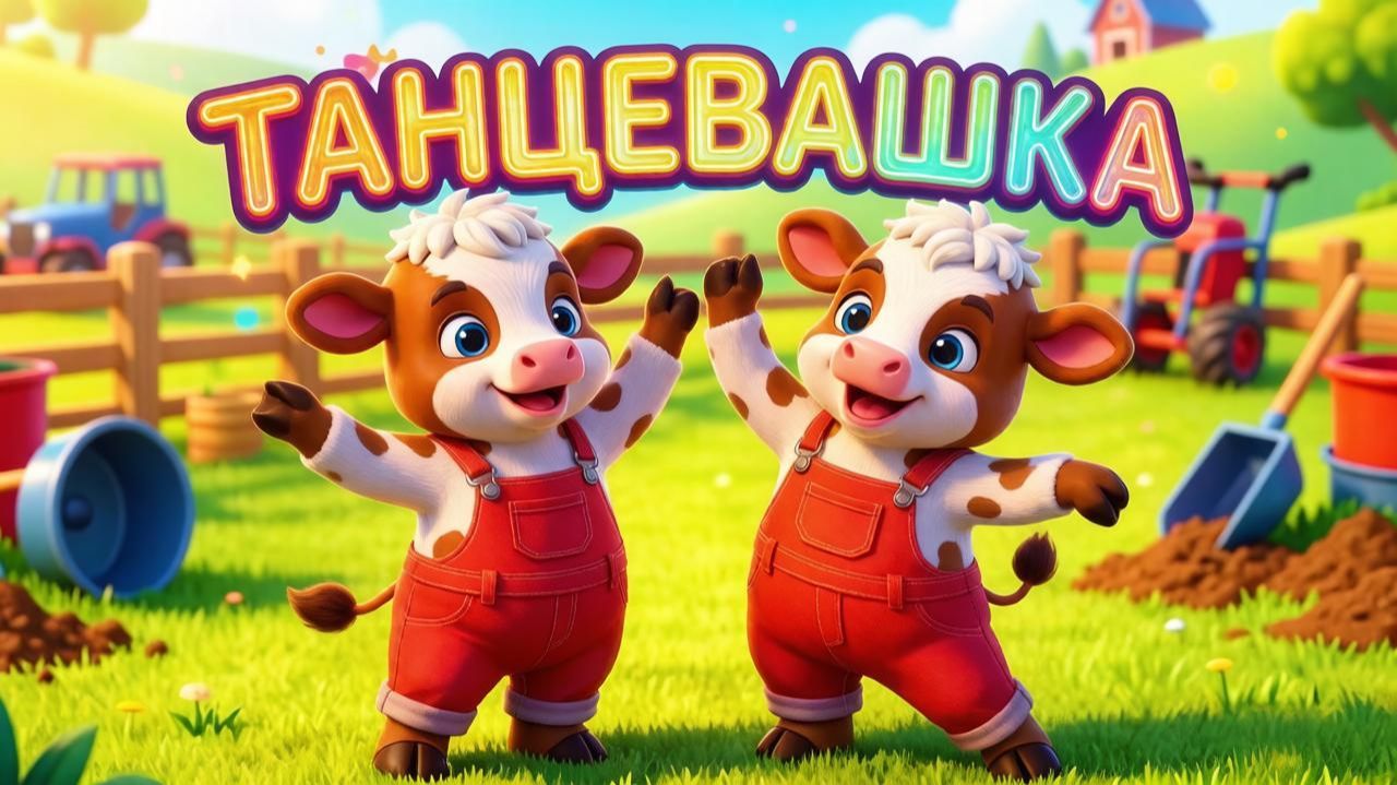 Веселые ТАНЦЫ КОРОВОК для малышей 🐮 Детская дискотека и ритмика. Мега-сборник [0+]