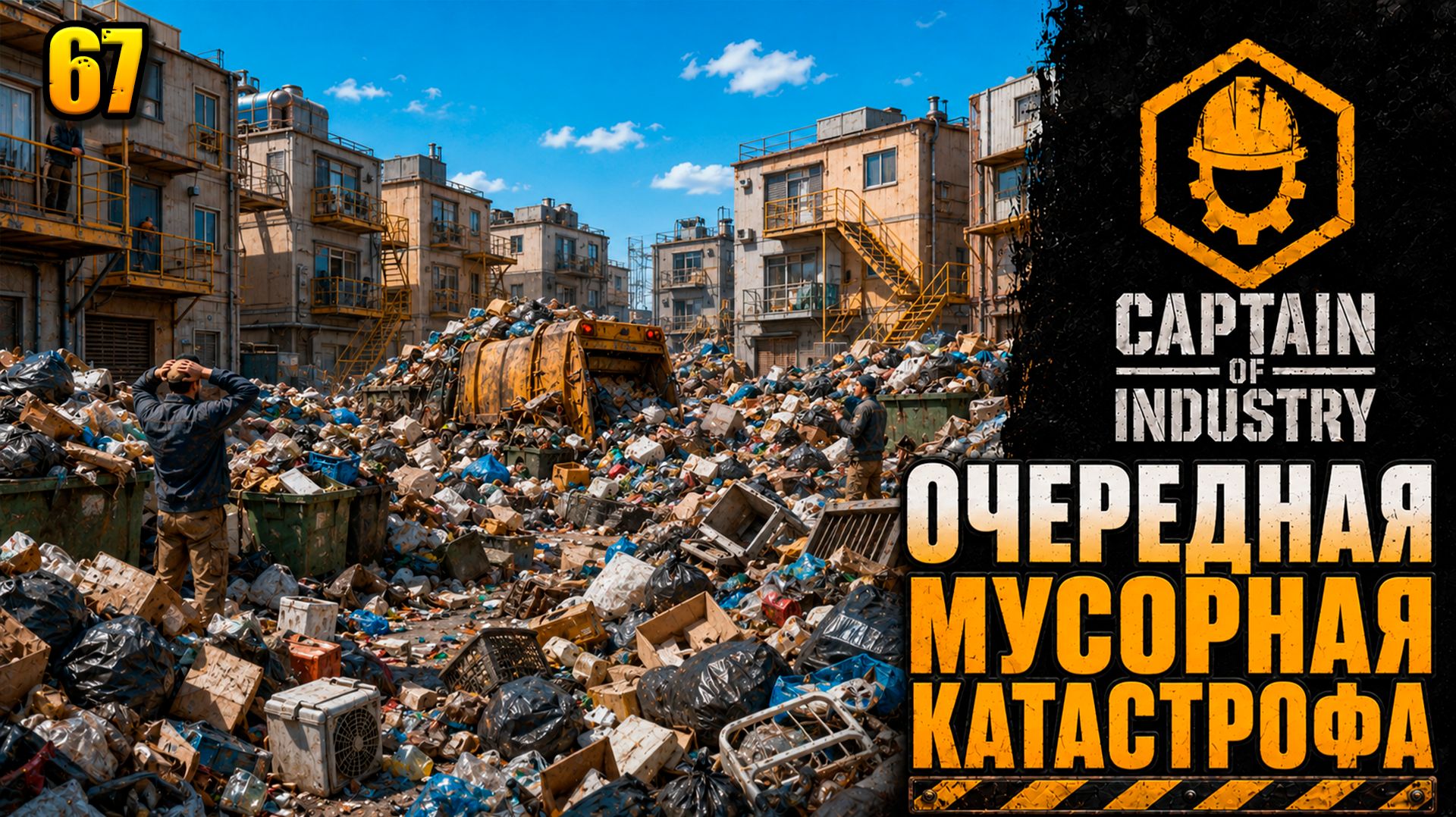 Очередная мусорная катастрофа, прохождение Captain Of Industry, 67 серия