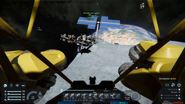 Space Engineers #08. Принтер, перестановка пушки, немного о станции, немного синего мусора.