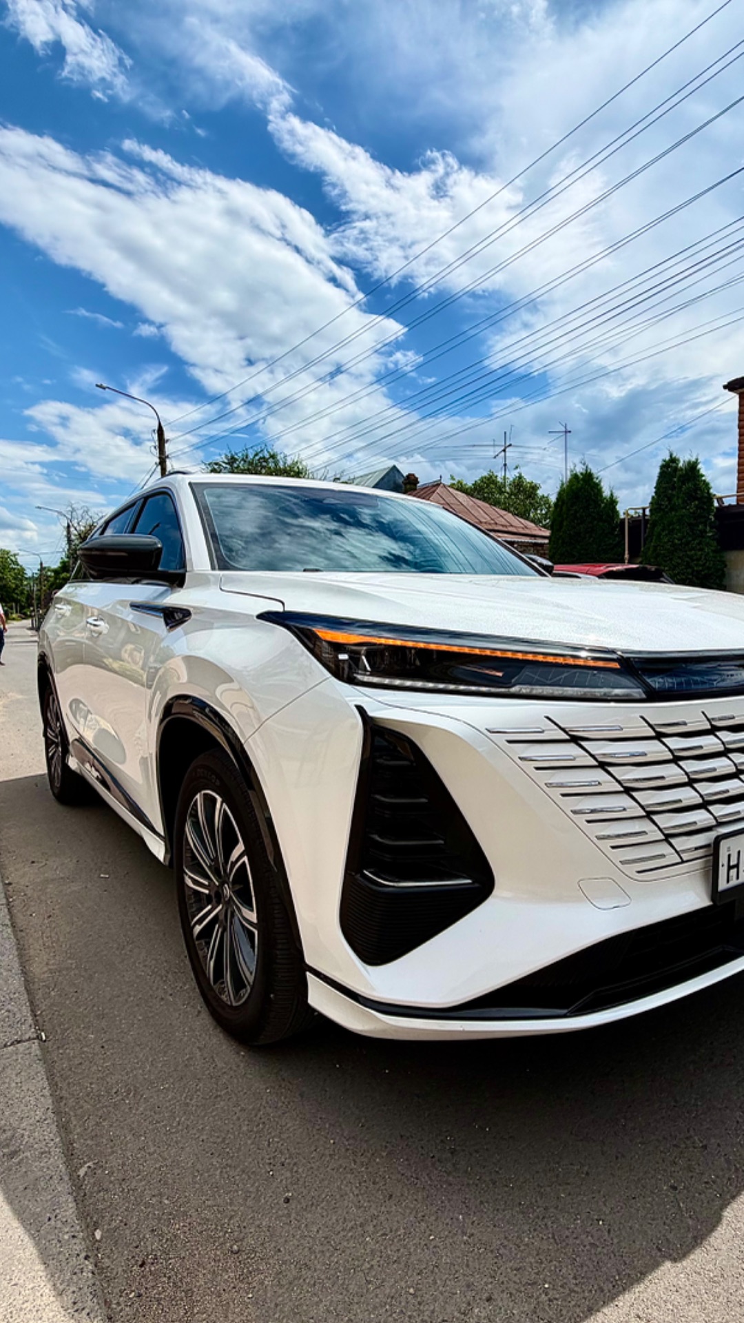 Changan CS 75 Plus 2024 г Белый жемчуг