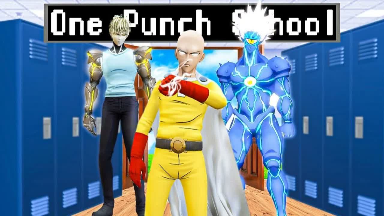 Идем в школу ONE PUNCH в GTA 5