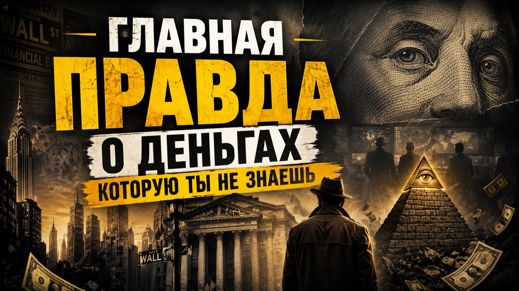 Как мировая мафия скрывает правду о деньгах:  главные правила для заработка больших денег.