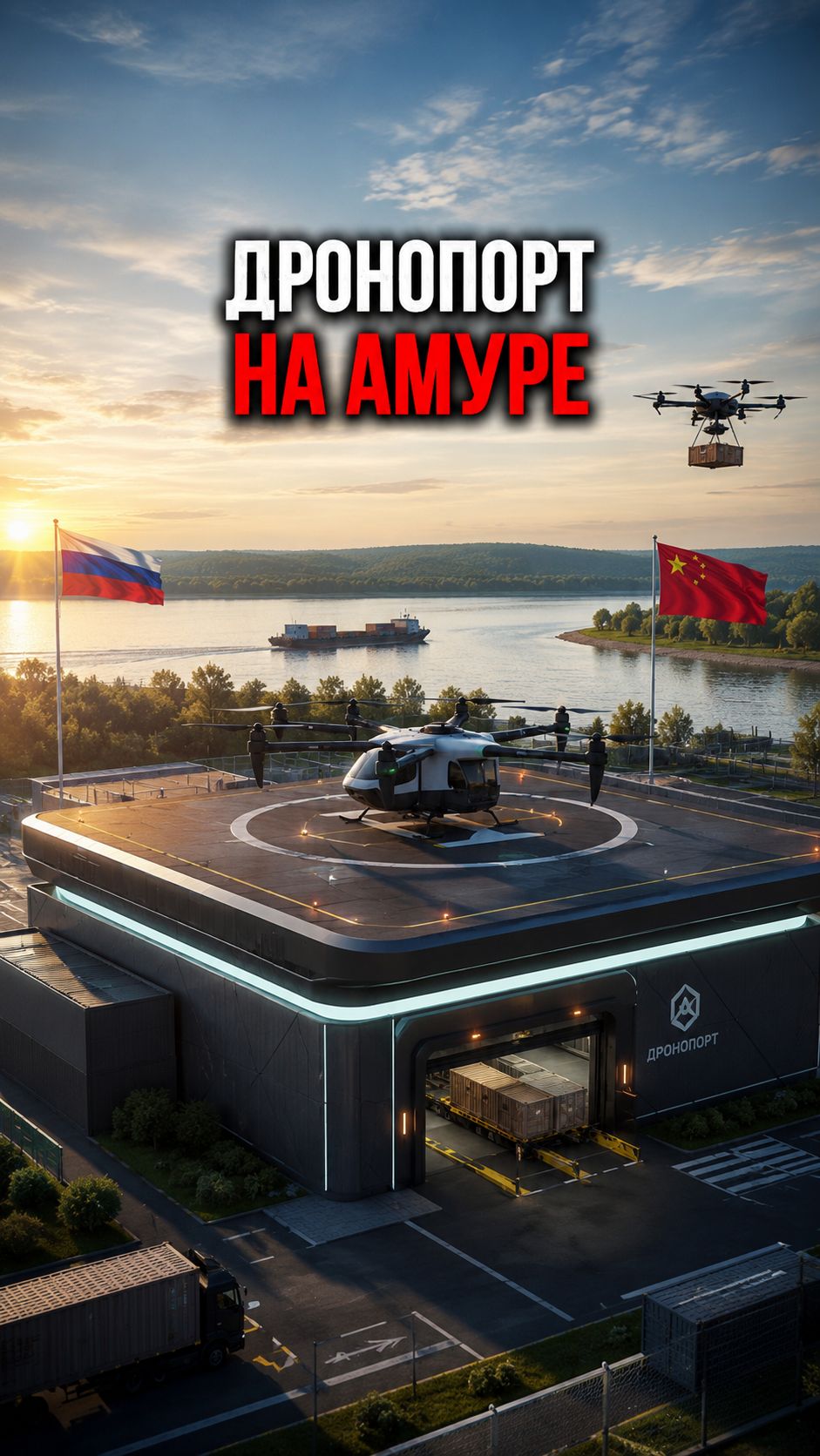 Россия и Китай создают дронопорт на Амуре