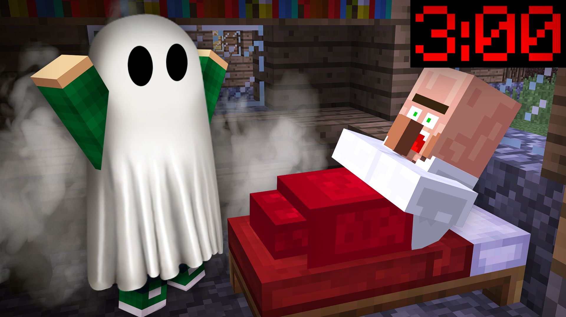 НИКОГДА НЕ ПУГАЙ ЖИТЕЛЕЙ В 3 ЧАСА НОЧИ В МАЙНКРАФТ | Риколит Minecraft