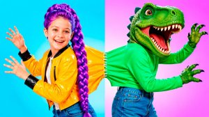 Дети превращаются в животных и K-Pop героев! 🐯✨ Весёлые истории для детей