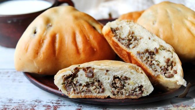 ПИРОЖКИ С ЖЕЛУДОЧКАМИ  И КАБАЧКАМИ