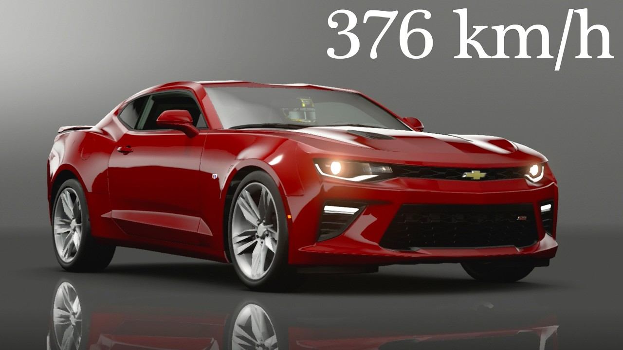 Gran Turismo Sport - Chevrolet CAMARO SS 2016 - 376 Km/h Top Speed