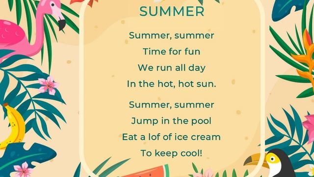Sonya Recites A Poem About Summer