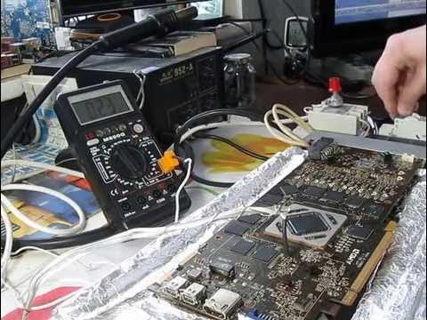 Radeon HD7970 GPU 3 3v Короткое замыкание
