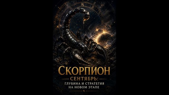 ♏ Скорпион, сентябрь_ глубина и стратегия на новом этапе