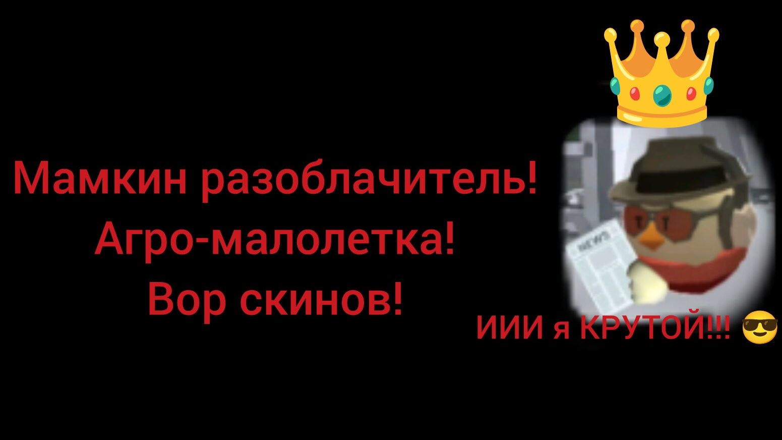 РАЗОБЛАЧЕНИЕ НА КОТЯРУ ЧГ,АГРО МАЛОЛЕТКА,ВОР СКИНОВ,НЕМИЩ!