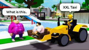 РОБЛОКС БРУКХЕЙВЕН 🏡RP — САМЫЕ СМЕШНЫЕ МОМЕНТЫ! 😂🚕 ТАКСИ XXL