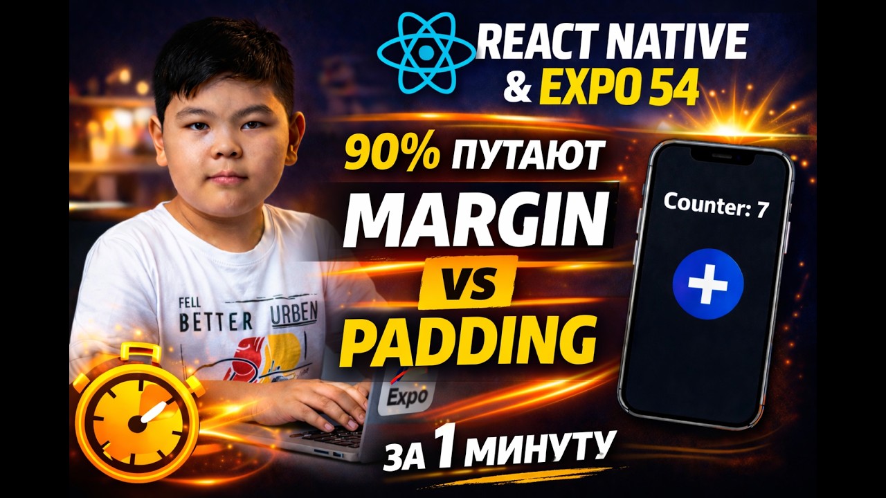 11-летний программист: React Native Padding Vs Margin за 1 минуту