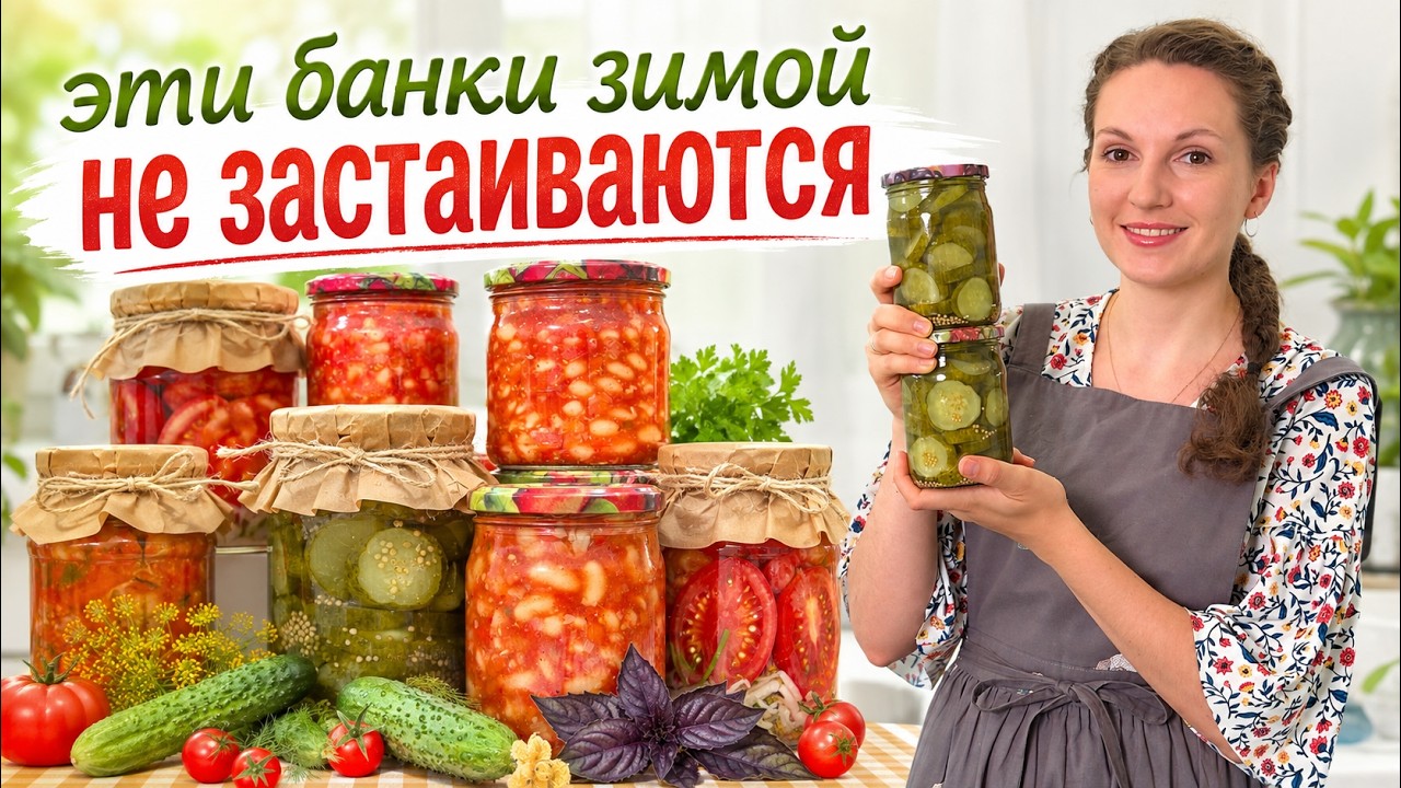 ЭТИ ЗАГОТОВКИ ЗИМОЙ УЛЕТАЮТ ПЕРВЫМИ! 5 любимых рецептов