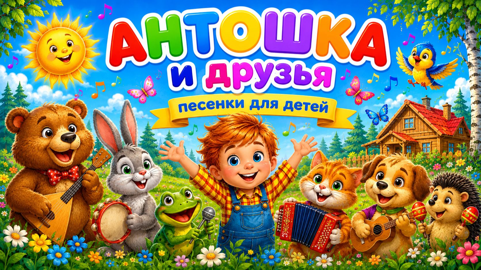 🎵 АНТОШКА, АЛИСА и друзья / Музыкальные мультфильмы