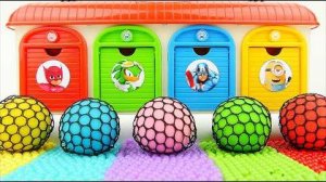 🚗🏠 Гараж полон сюрпризов! 😱 Каждая дверь скрывает новый цветной слайм!