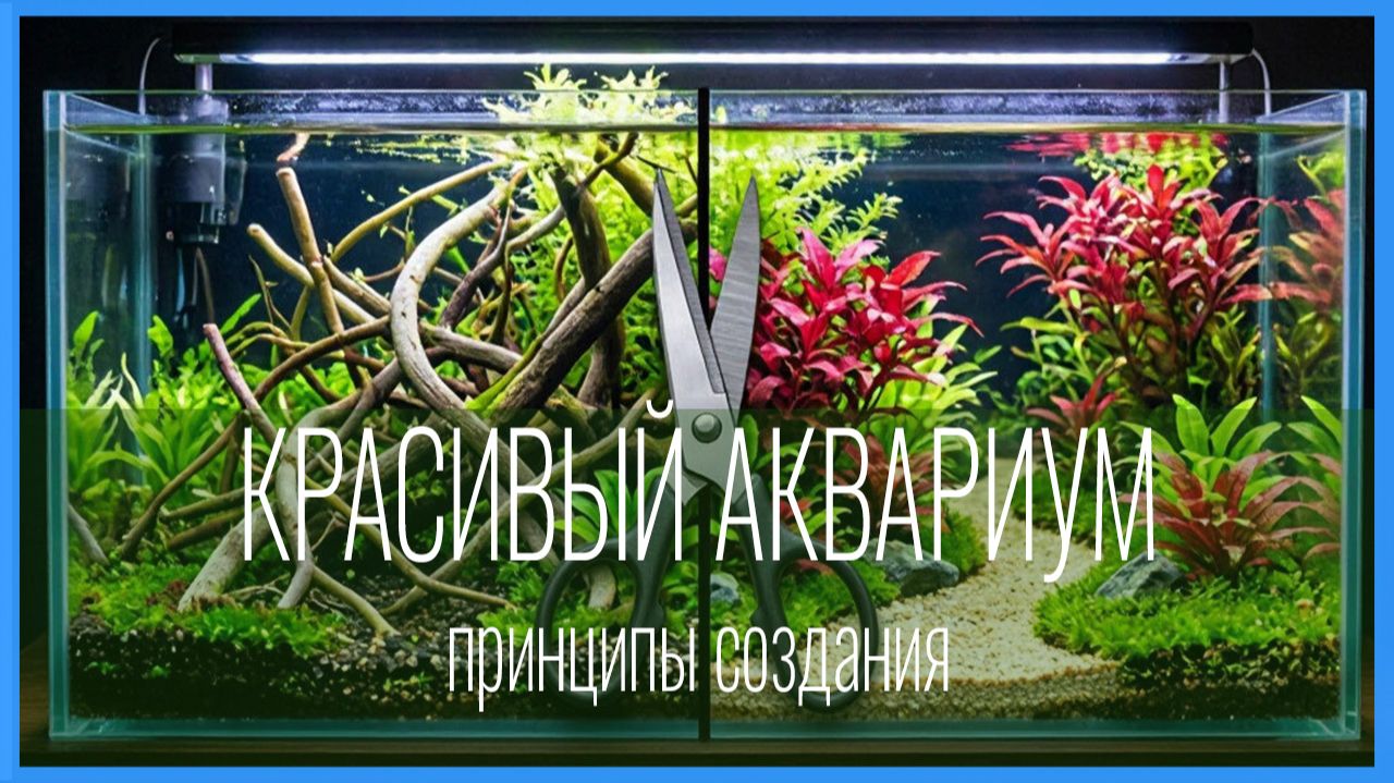 ПРИНЦИПЫ оформления КРАСИВОГО АКВАРИУМА