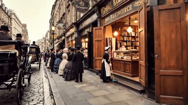 A Walk Through Victorian London Shopping (1880)